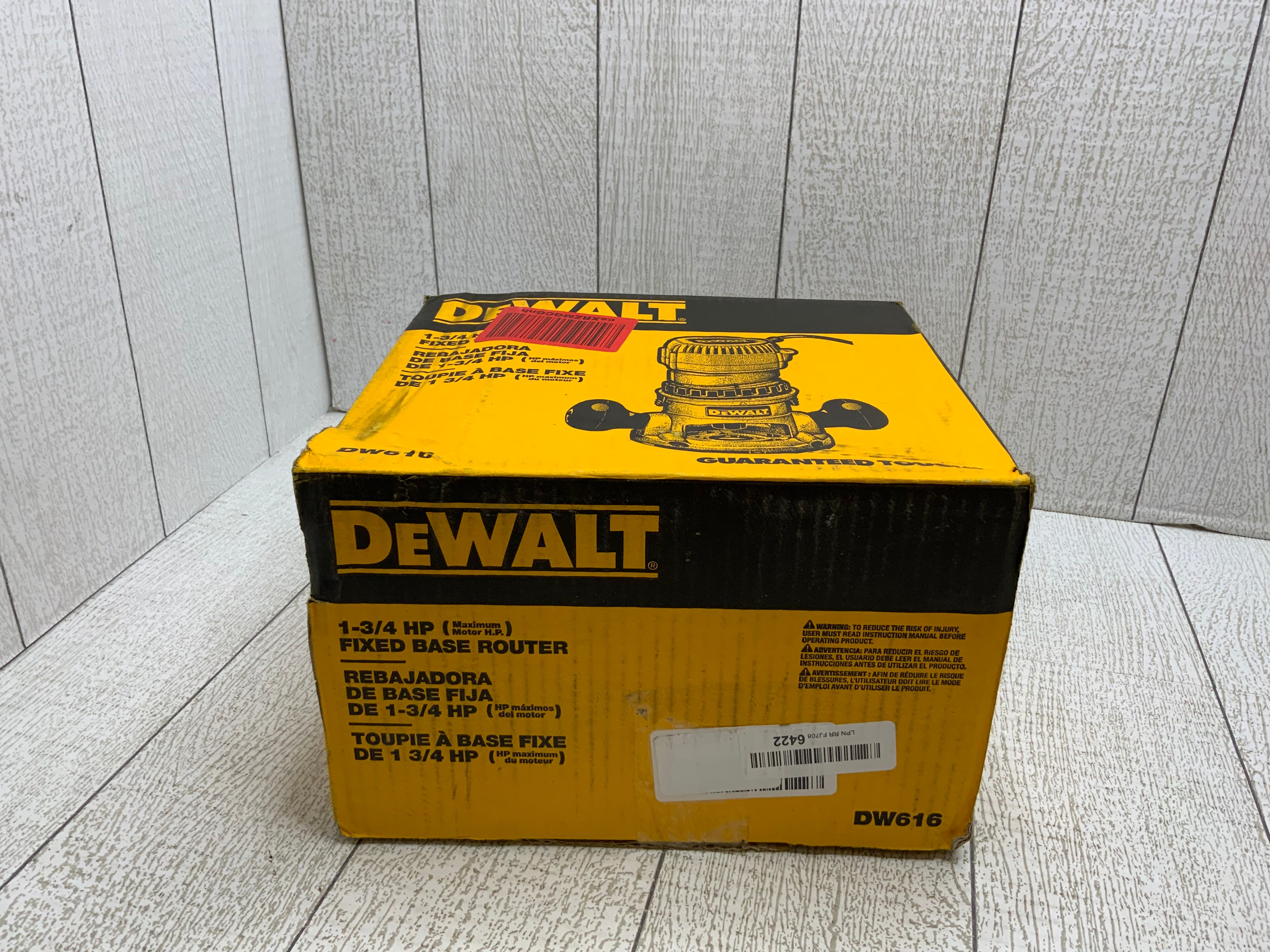 DEWALT Router, Fixed Base, 1-3/4-HP, 5/128” Per Turn (DW616) (8048089661678)